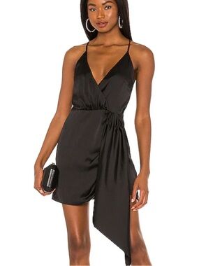 midi black dress with sleeves Tuckernuck Black Delaney Dress Black / XL